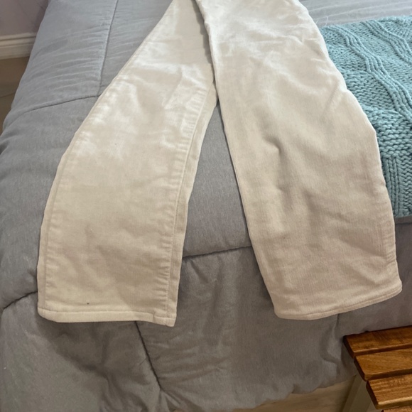 J brand pencil low rise , off white cord pant - Picture 3 of 3